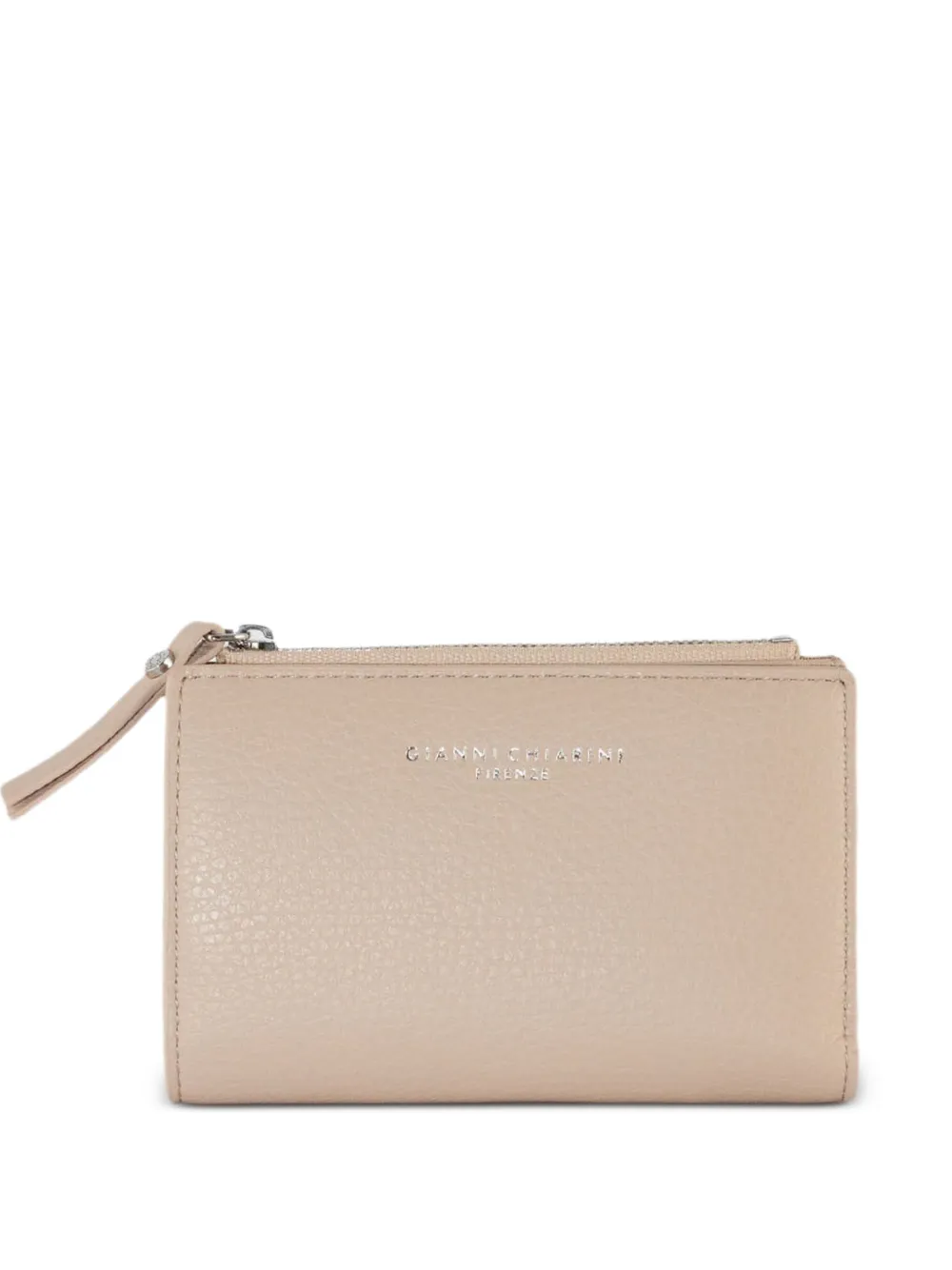 GIANNI CHIARINI hammered zip wallet - Rosa