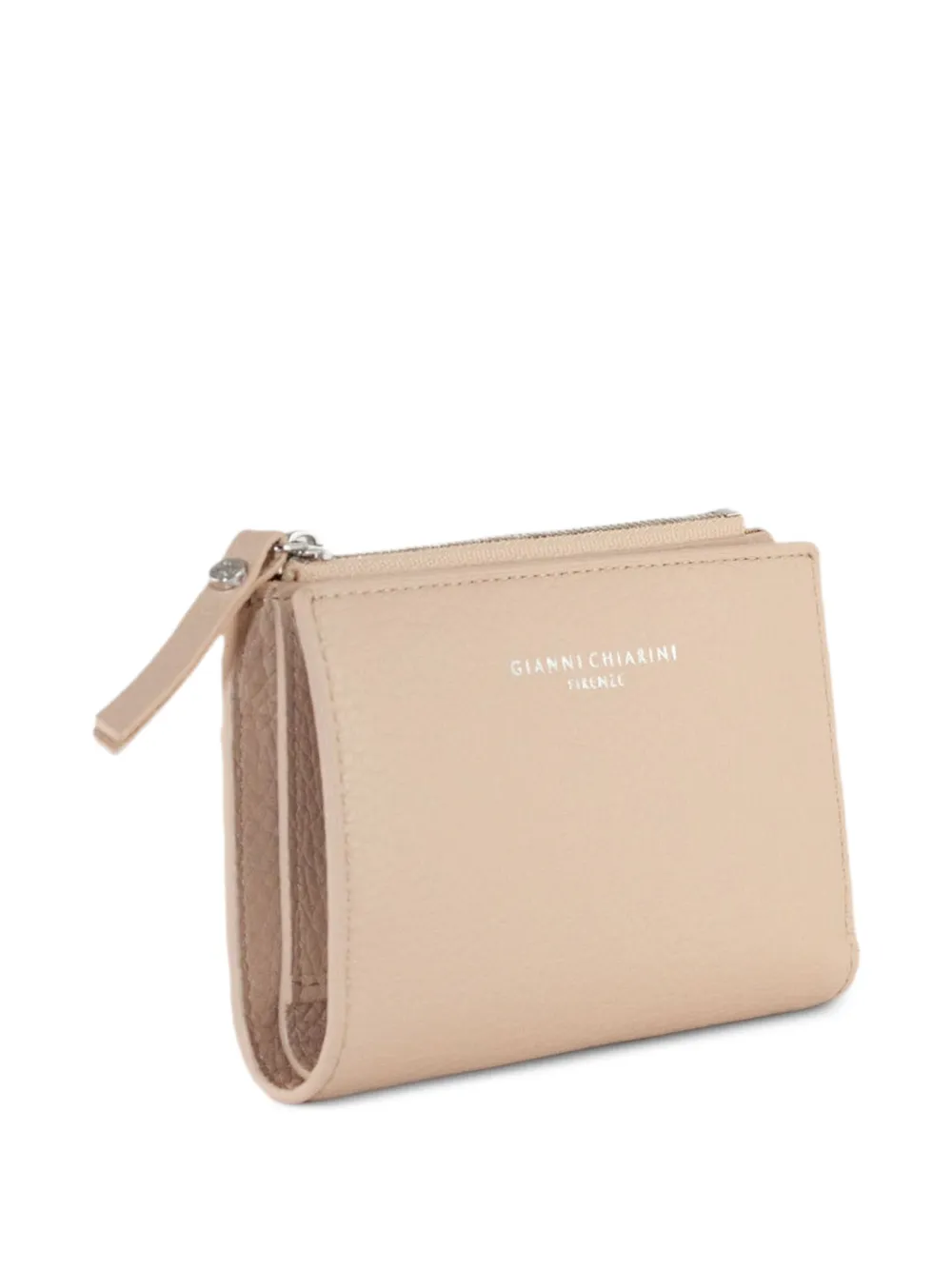  Gianni Chiarini Hammered Zip Wallet - Pink 