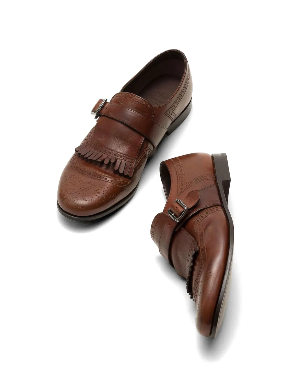 Church's Shanghai gespschoenen met franje Bruin