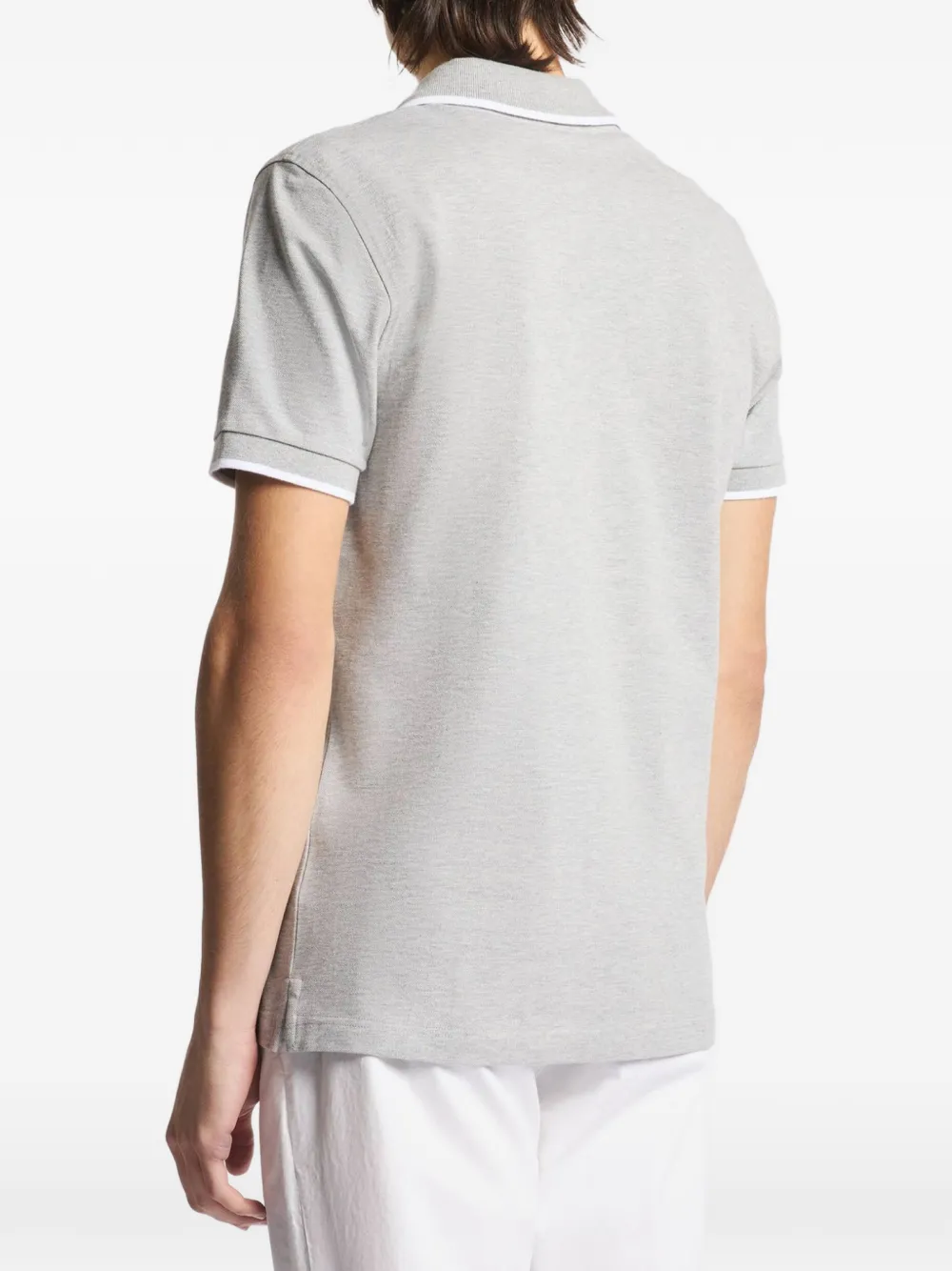  Fay Logo Polo Shirt - Grey 
