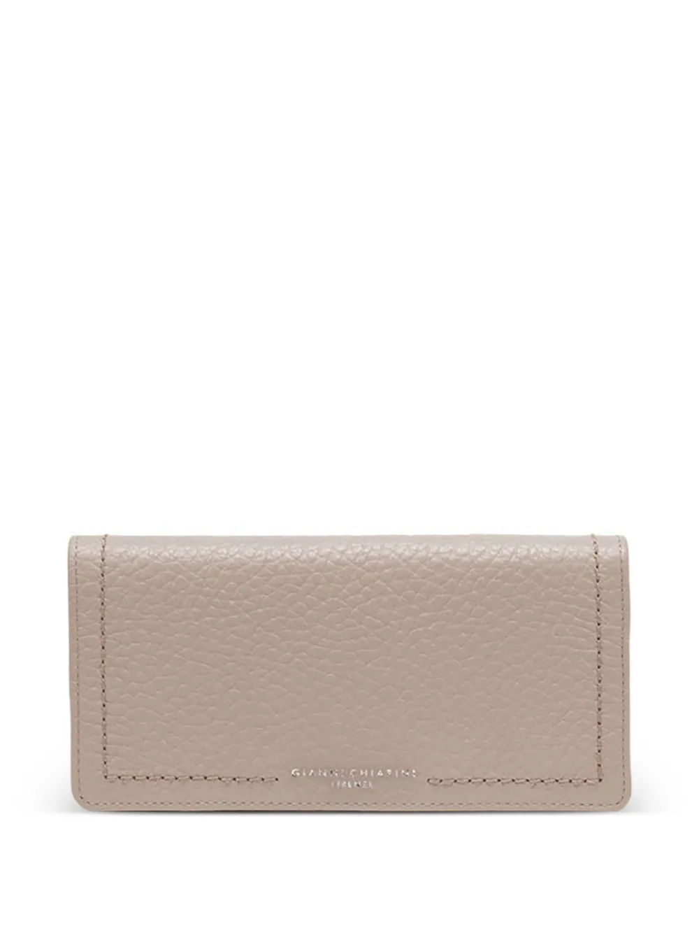 GIANNI CHIARINI grained leather wallet - Toni neutri