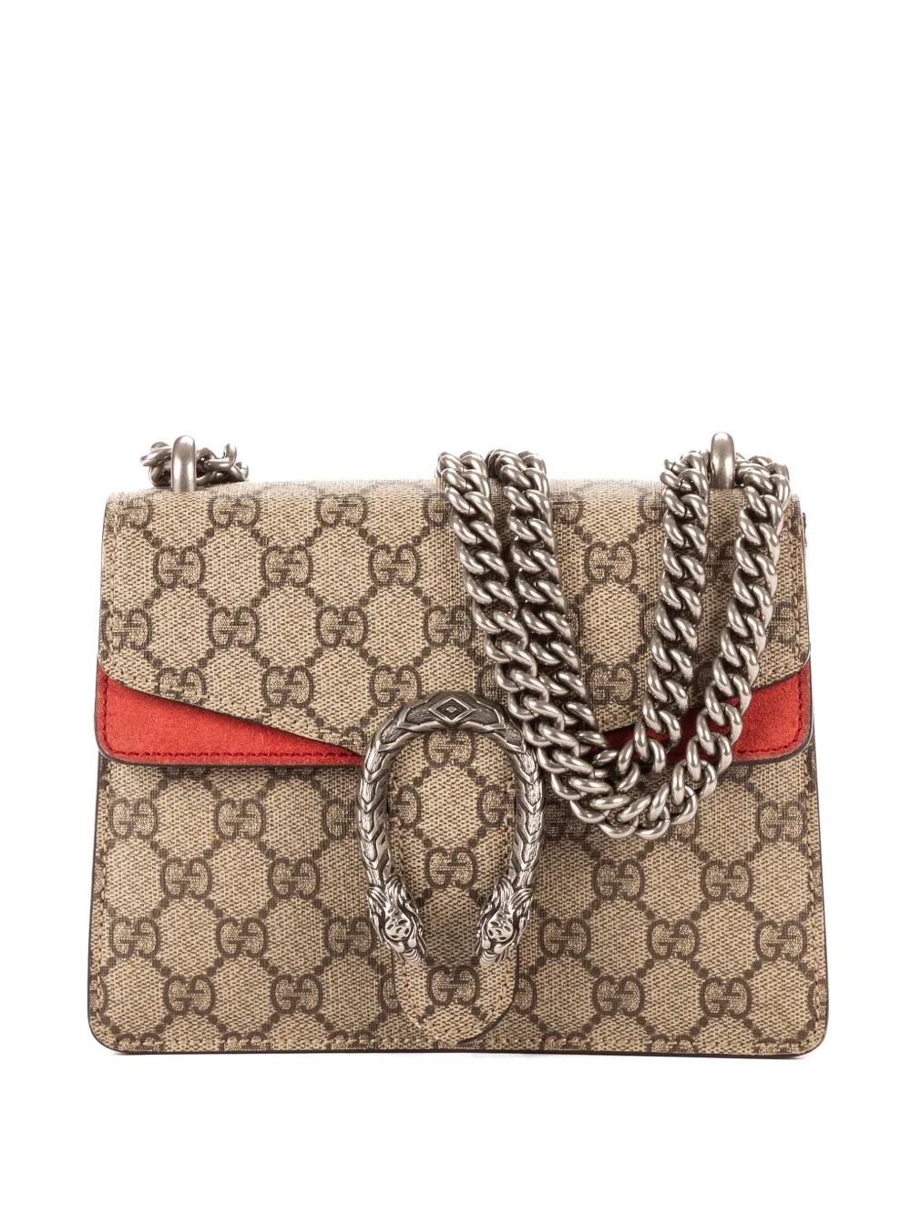 Gucci Pre-Owned mini Gucci Dionysus GG Supreme shoulder bag - Toni neutri