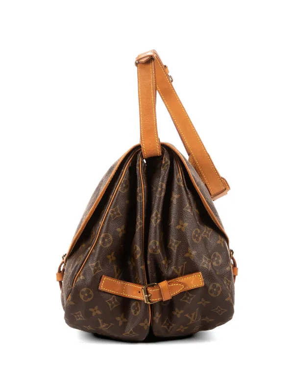 Louis Vuitton Pre-Owned ソミュール 35 ショルダーバッグ | ブラウン