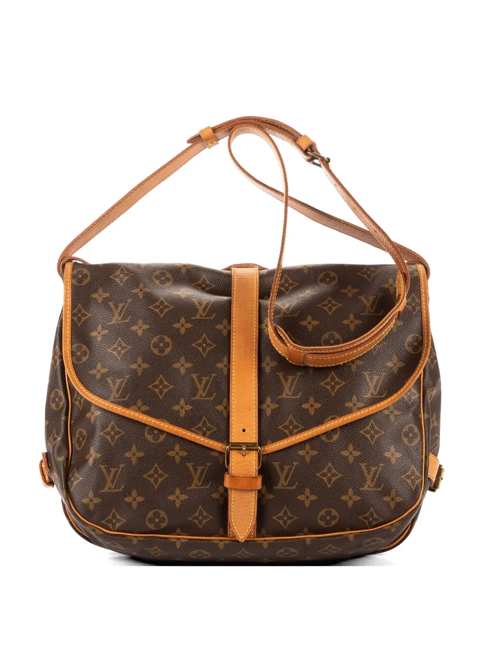 Louis Vuitton Pre-Owned Saumur 35 shoulder bag - Marrone