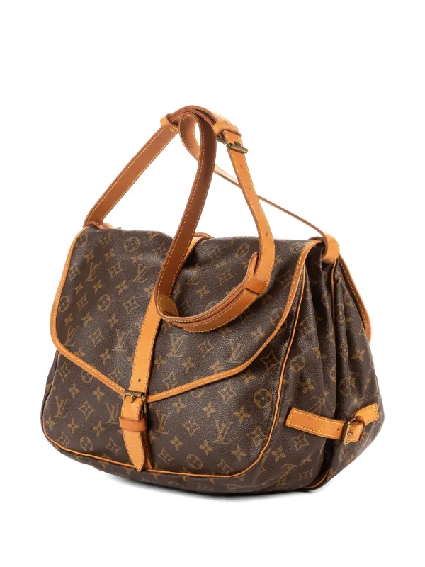 Louis Vuitton Pre-Owned ソミュール 35 ショルダーバッグ | ブラウン