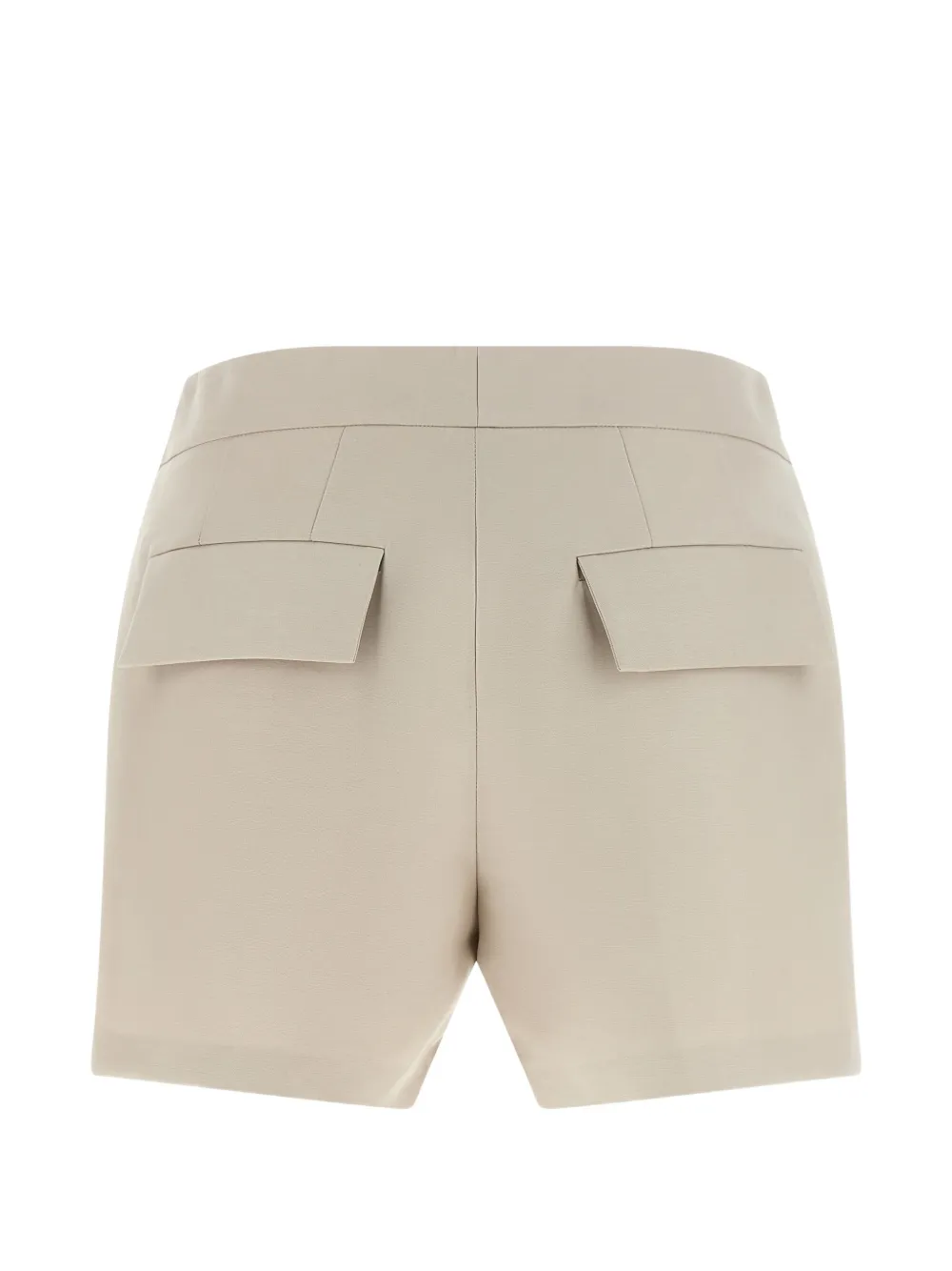  Federica Bonifaci Side-pockets Cotton Shorts - Neutrals 