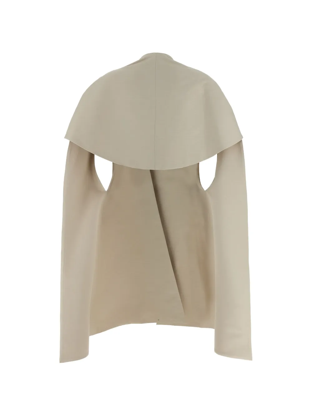  Federica Bonifaci Asymmetrical-length Cape - Neutrals 