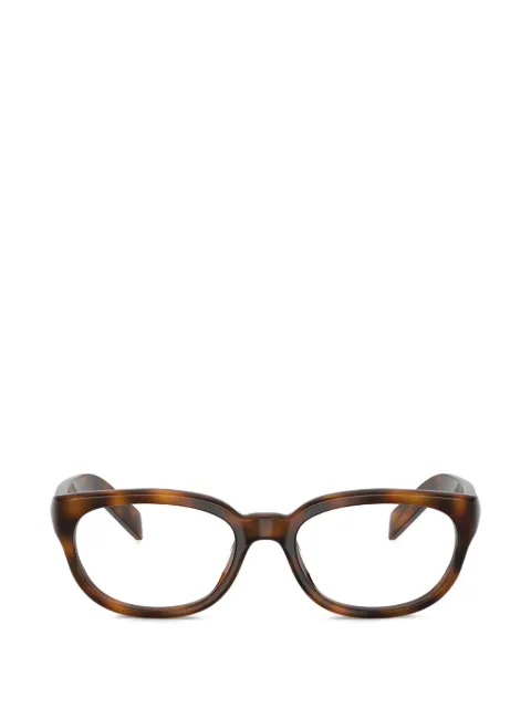 Prada Eyewear geometric frame glasses