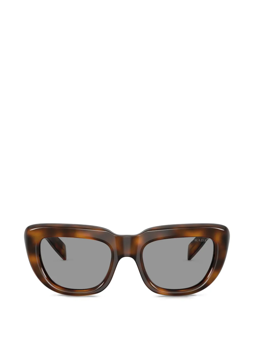 Prada Eyewear browline sunglasses - Marrone