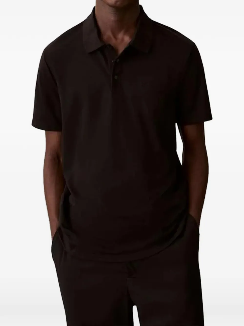 Calvin Klein 버튼 폴로 셔츠 | Image 2