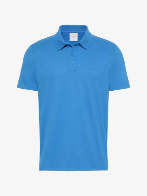 Calvin Klein buttoned short-sleeve polo shirt