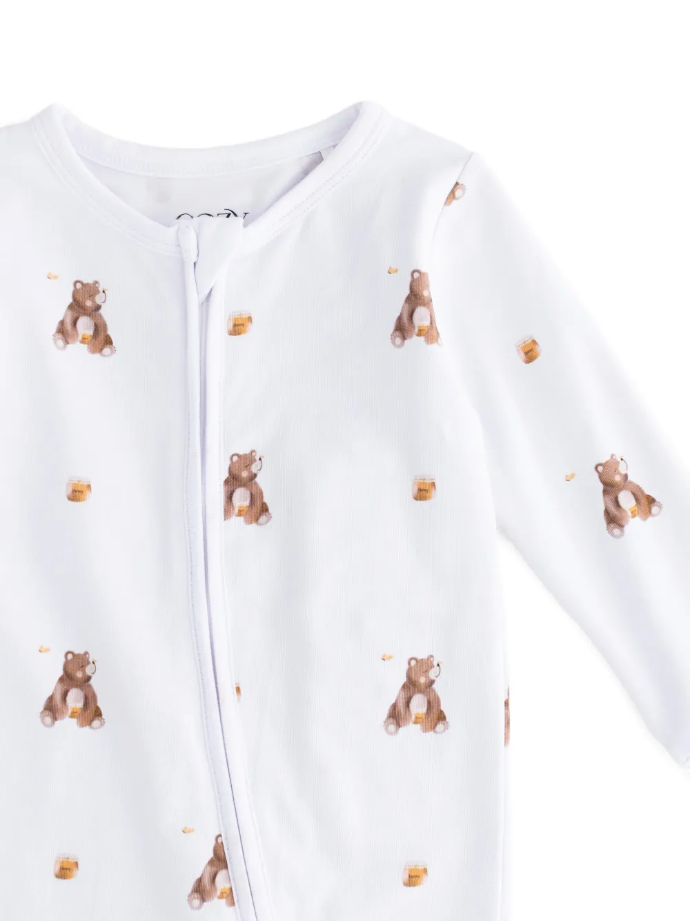 Bear-Print Babygrow