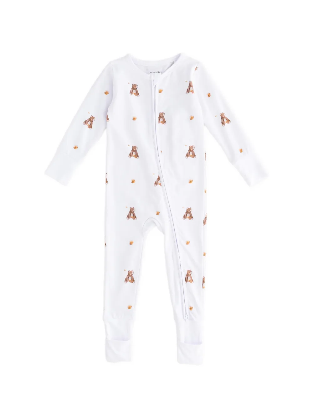 Bear-Print Babygrow