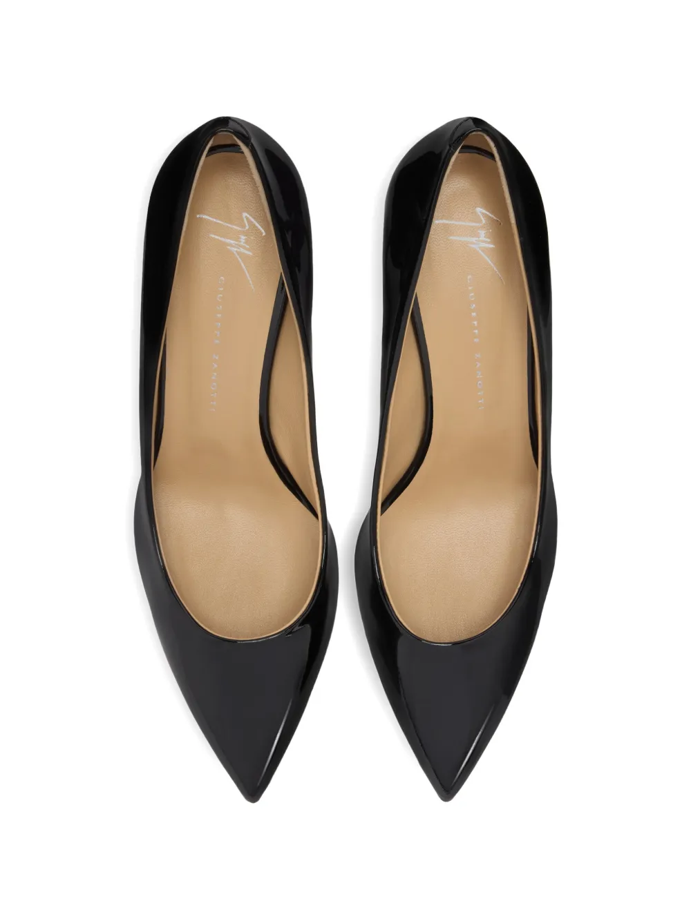 Giuseppe Zanotti Lucrezia patent leather pumps Zwart