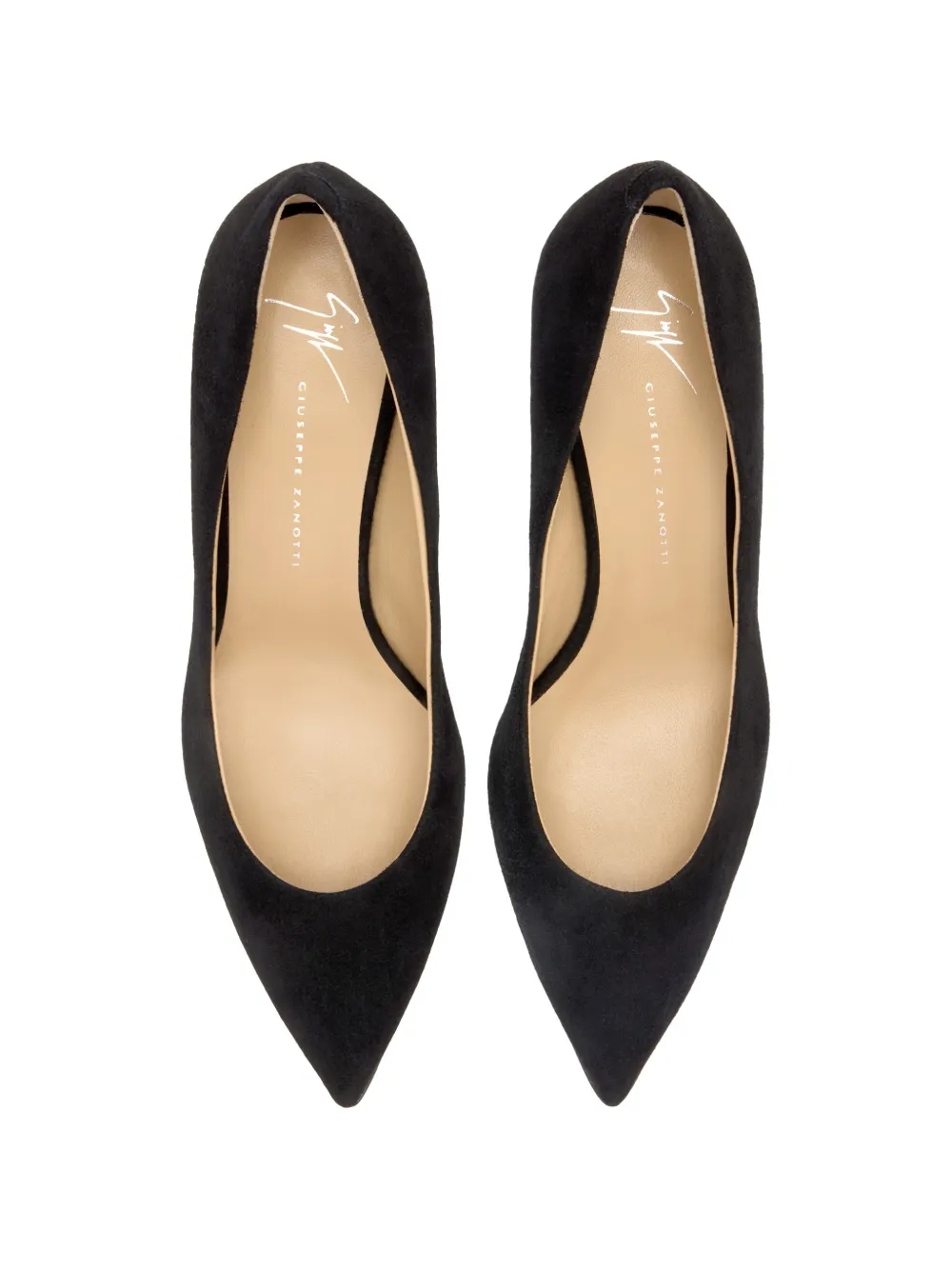 Giuseppe Zanotti Lucrezia suede pumps Zwart