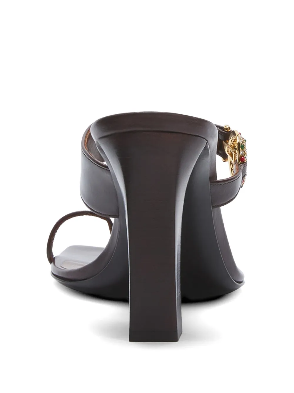 Giuseppe Zanotti Jaylen leren sandalen Bruin