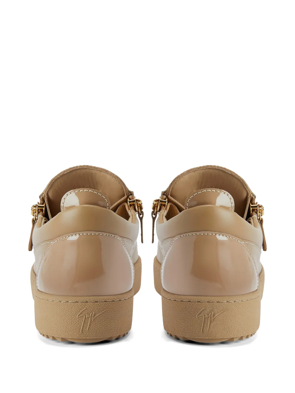Giuseppe Zanotti Frankie zip sneakers Beige
