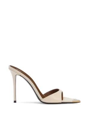Giuseppe Zanotti Guepiere Mules 105 | ニュートラル | FARFETCH JP