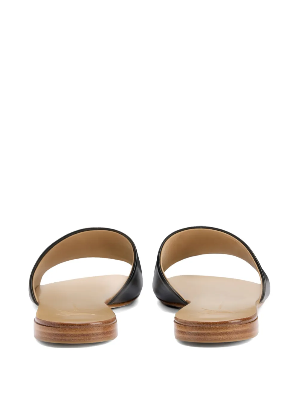 Giuseppe Zanotti Shirley platte sandalen Zwart