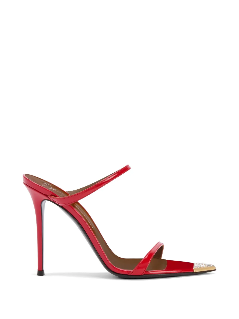 Giuseppe Zanotti Intriigo Jewelry sandalen met metalen detail Rood