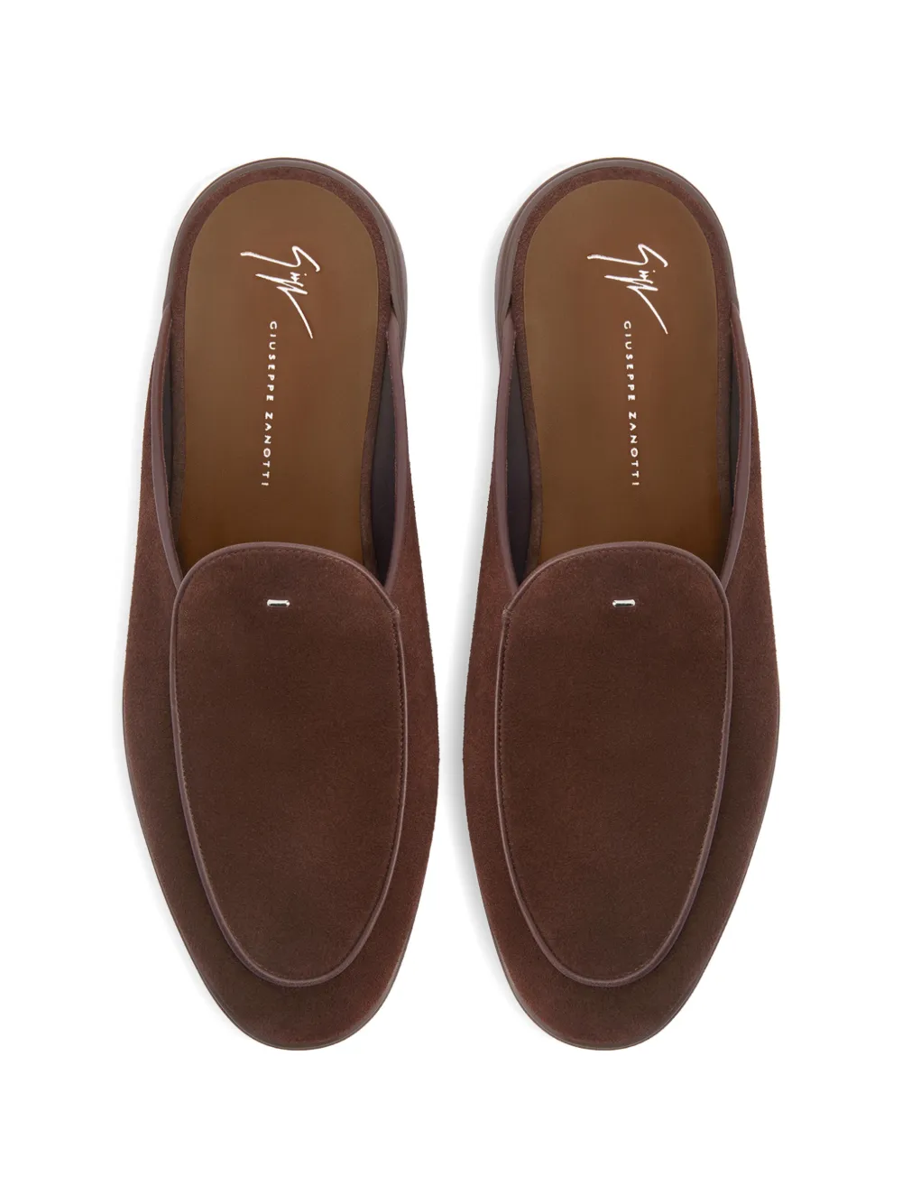 Giuseppe Zanotti Iago sandalen met leren afwerking Bruin