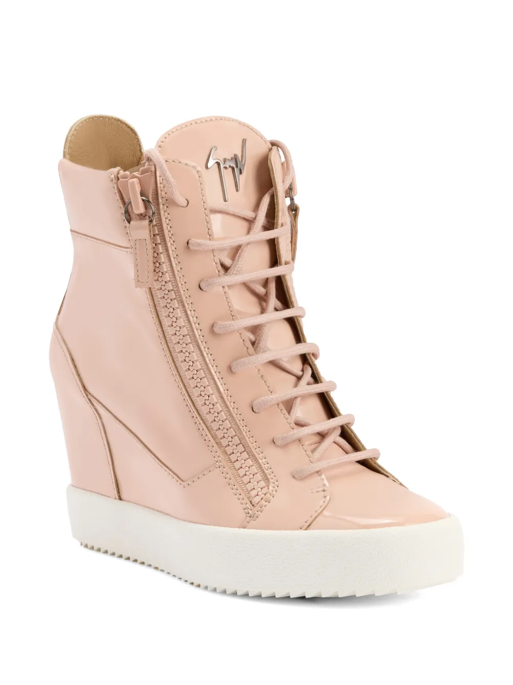 Giuseppe Zanotti Addy sneakers met sleehak Roze