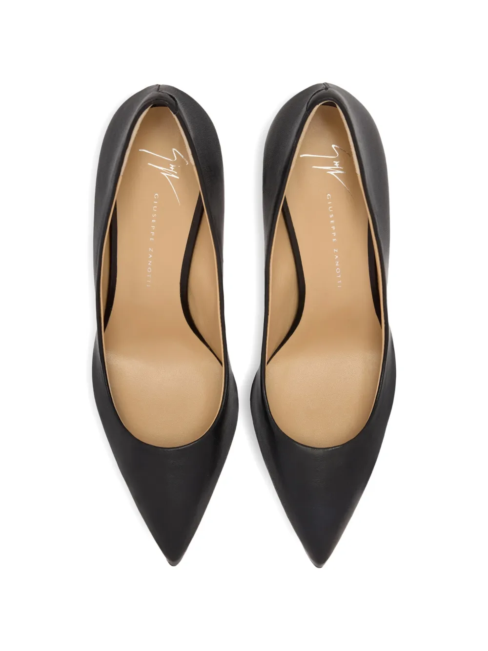Giuseppe Zanotti lucrezia leather pumps Zwart