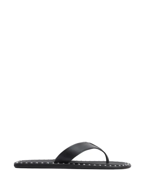 Giuseppe Zanotti stud-embellished leather thong flip flop