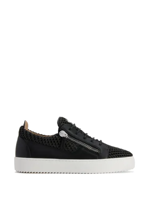 Giuseppe Zanotti Frankie crochet-panelled sneakers
