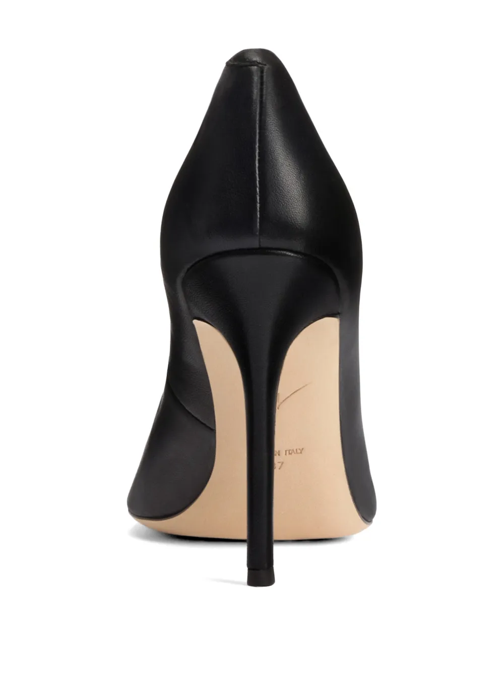 Giuseppe Zanotti Lucrezia leather pumps Zwart