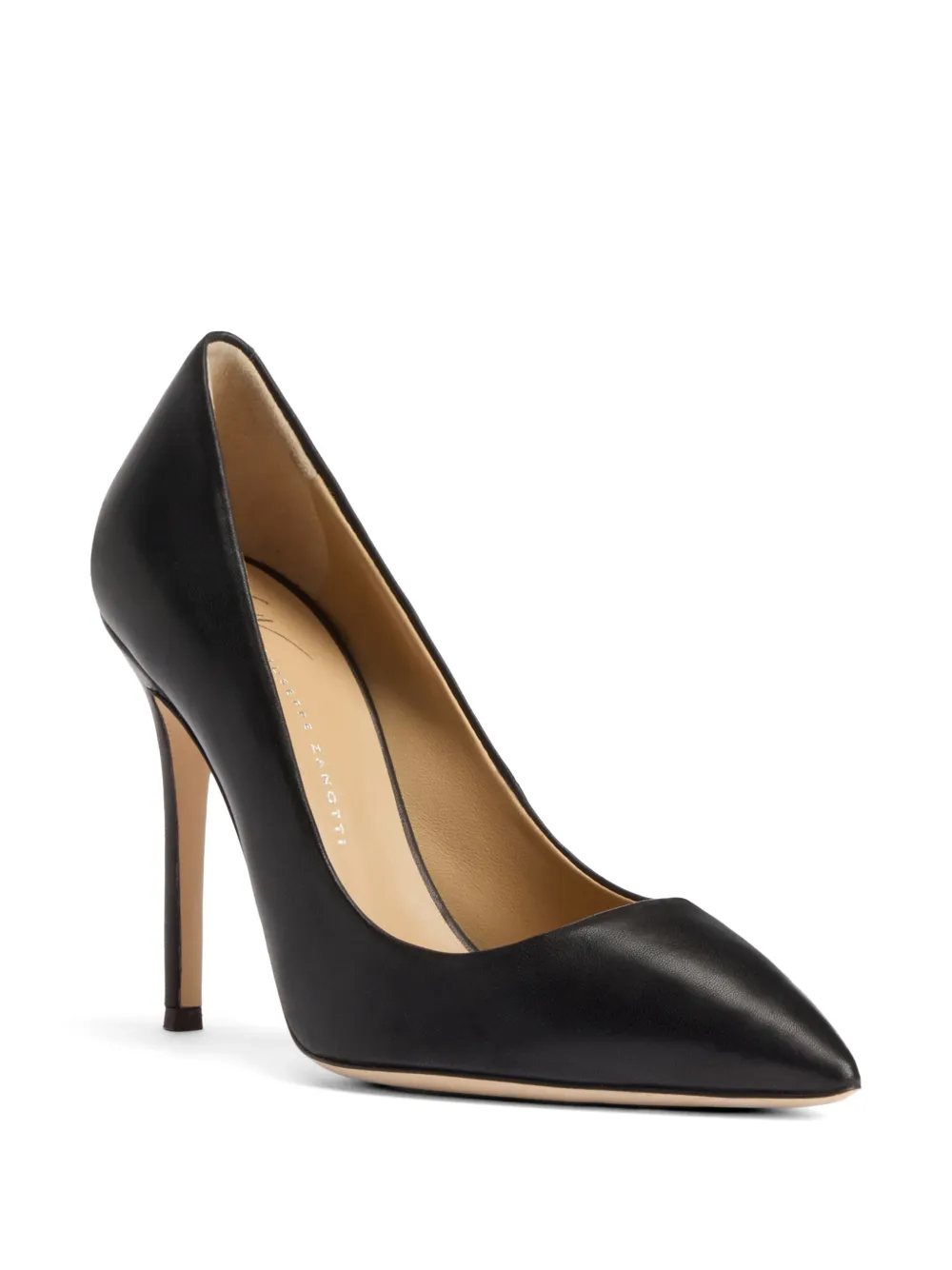 Giuseppe Zanotti Lucrezia leather pumps Zwart