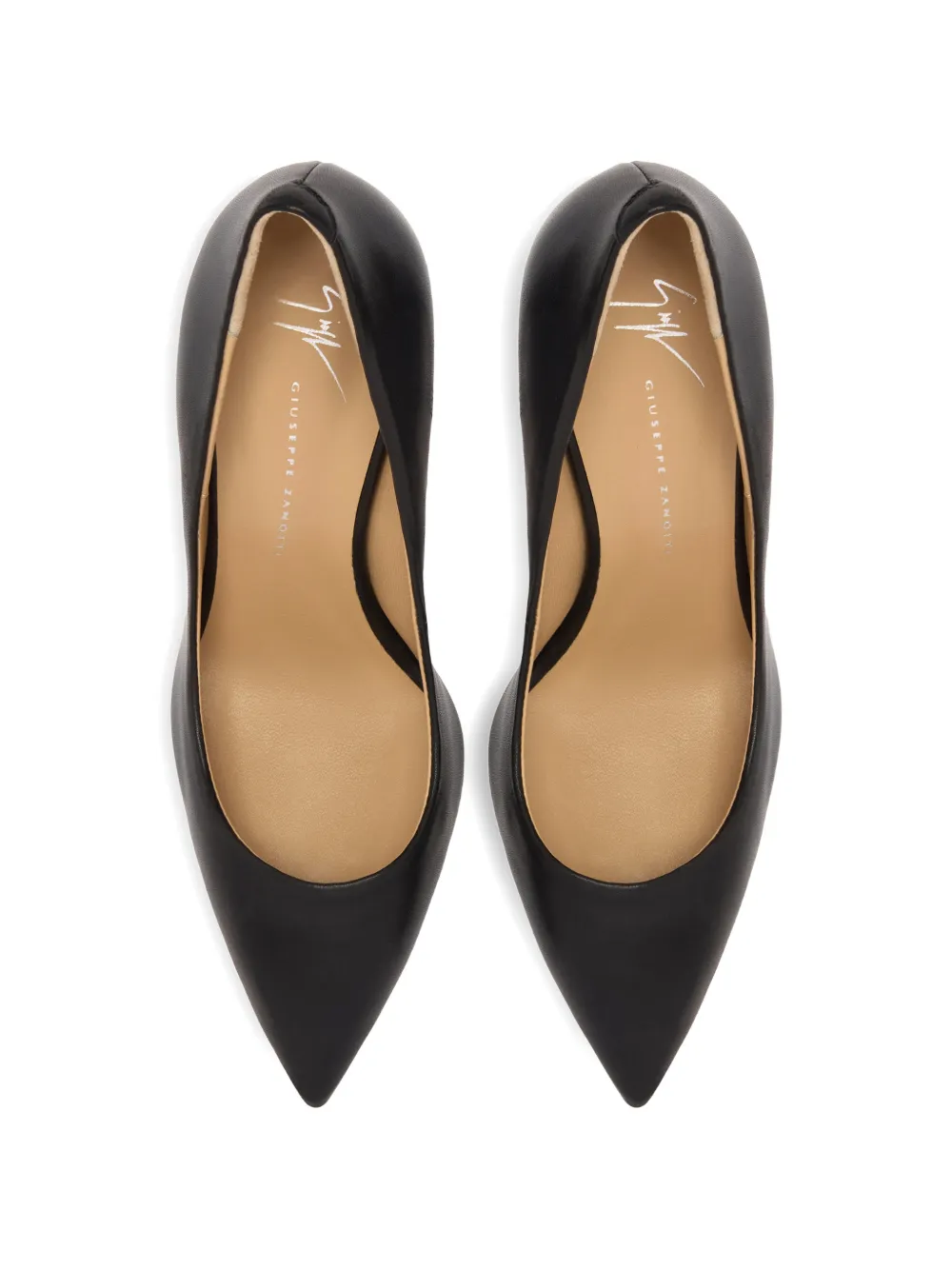 Giuseppe Zanotti Lucrezia leather pumps Zwart