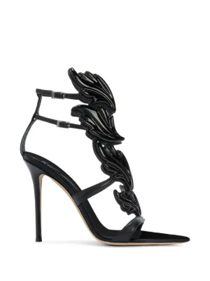 Giuseppe Zanotti Slim 2.0 フィッシュボーン サンダル | ブラック