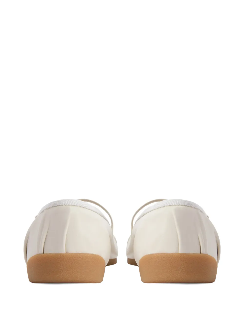Giuseppe Zanotti Mary Jane ballerina's met strikbandje Wit