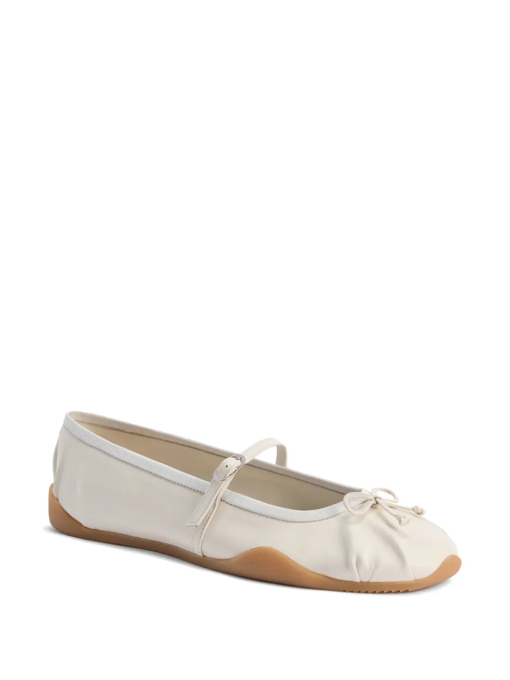 Giuseppe Zanotti Mary Jane ballerina's met strikbandje Wit