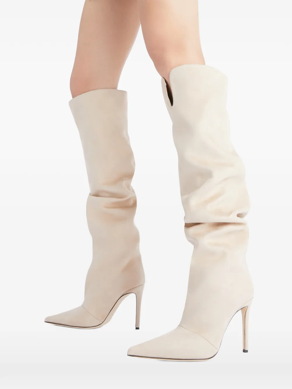 Giuseppe Zanotti Gala overknee laarzen Beige