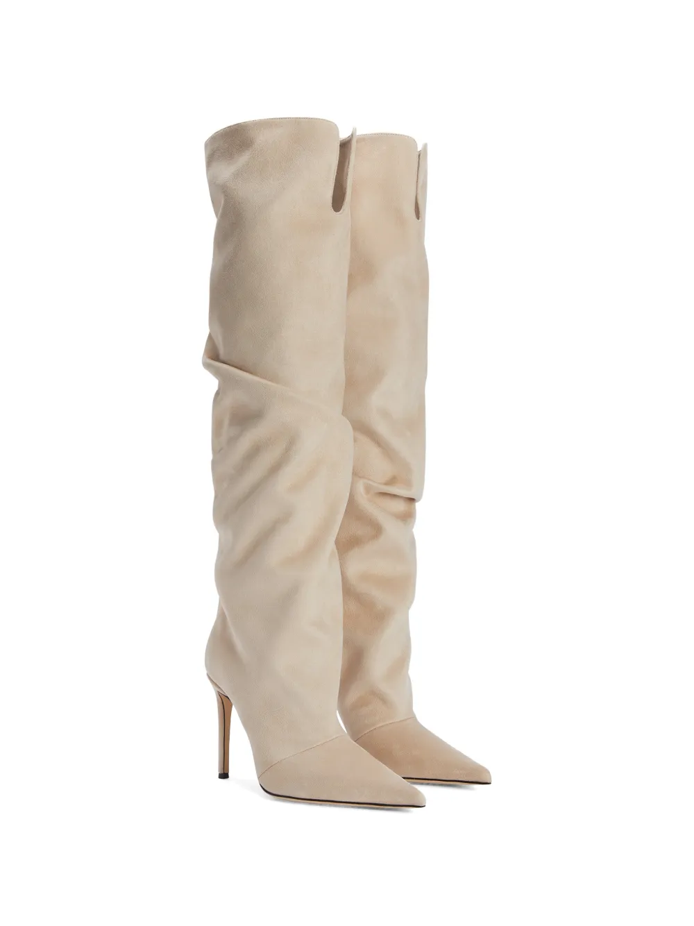Giuseppe Zanotti Gala overknee laarzen Beige