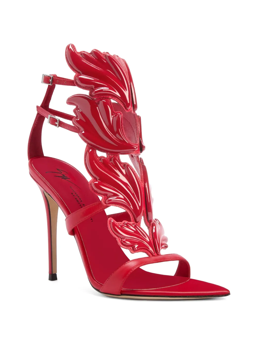 Giuseppe Zanotti New Cruel sandalen met bandje Rood