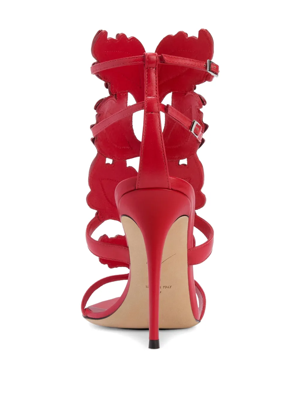 Giuseppe Zanotti New Cruel sandalen met bandje Rood