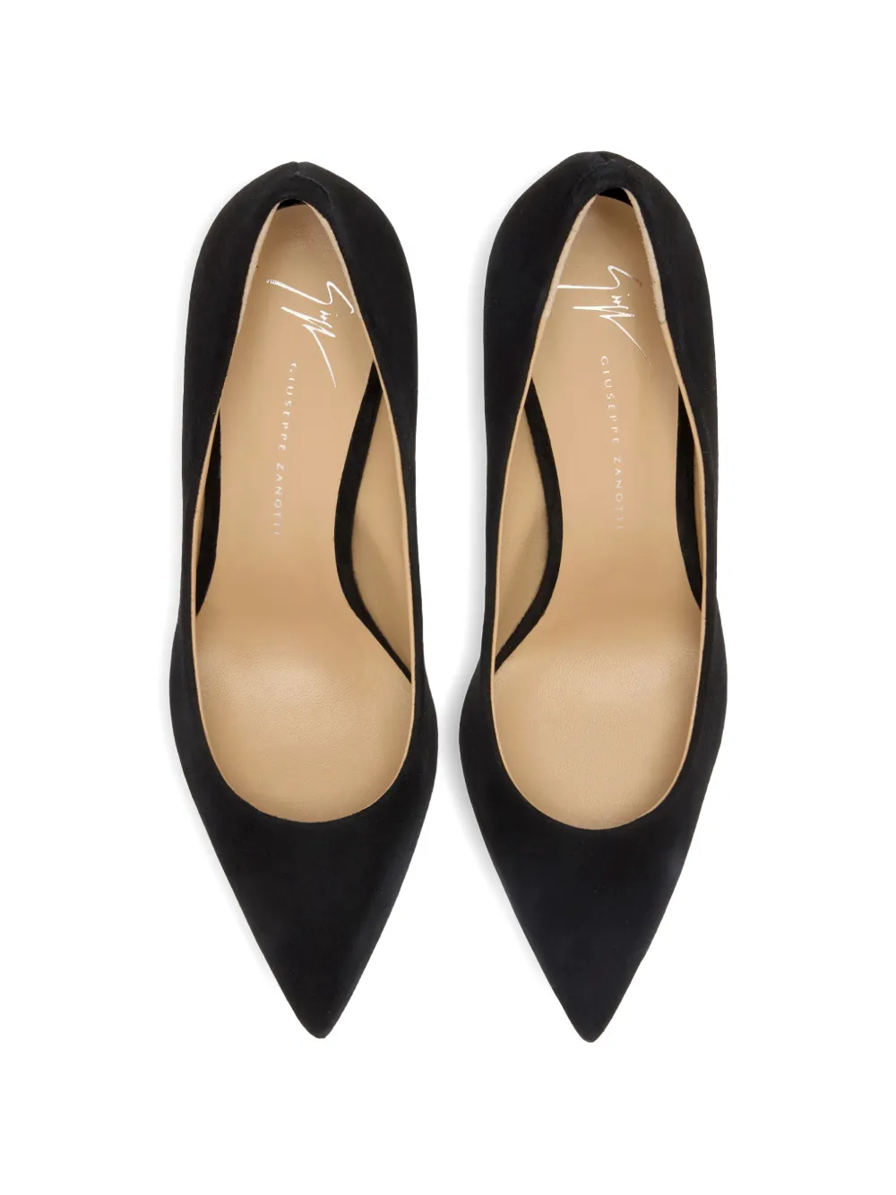 Giuseppe Zanotti Lucrezia suede pumps Zwart