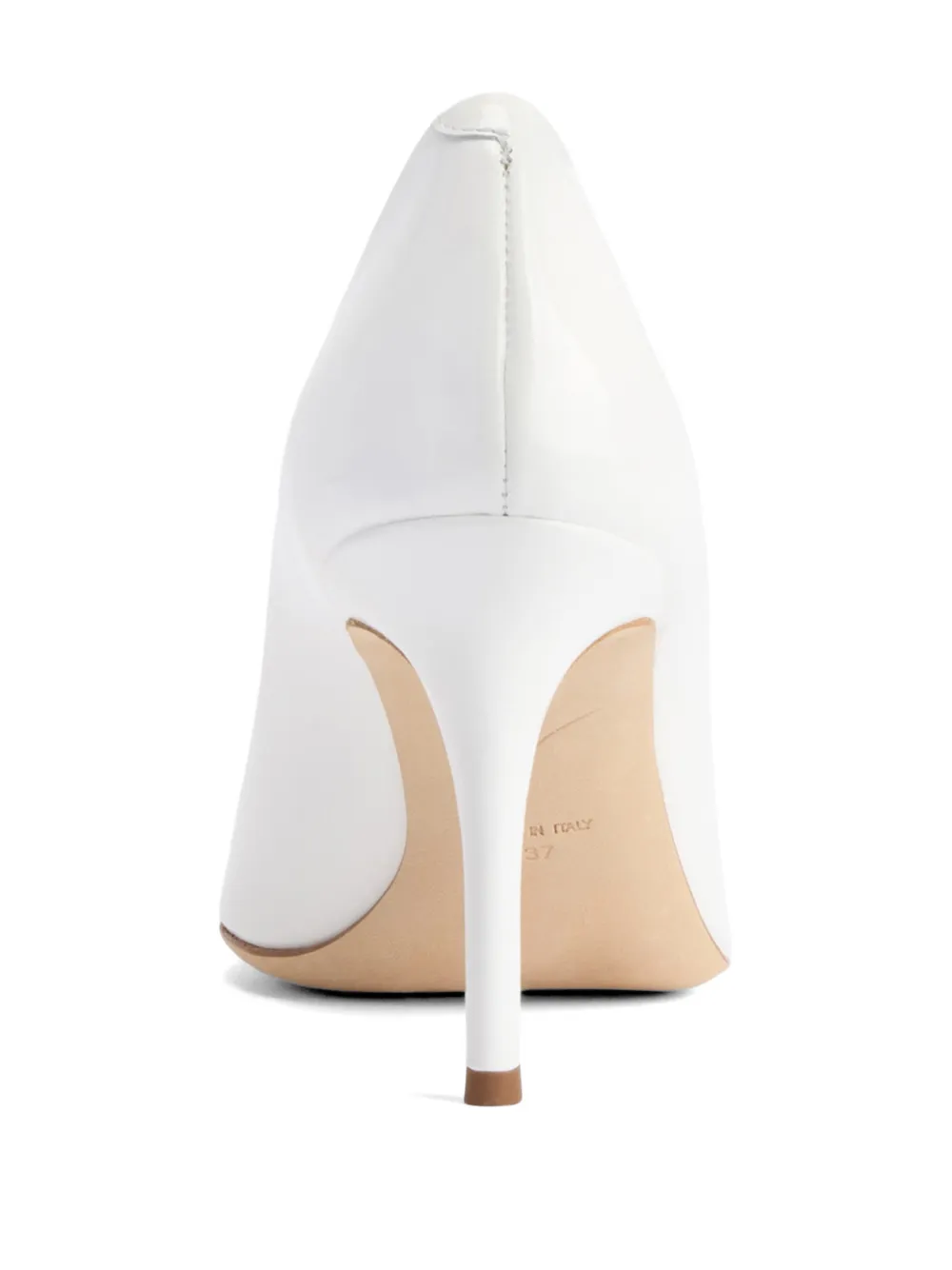 Giuseppe Zanotti Lucrezia leather pumps Wit