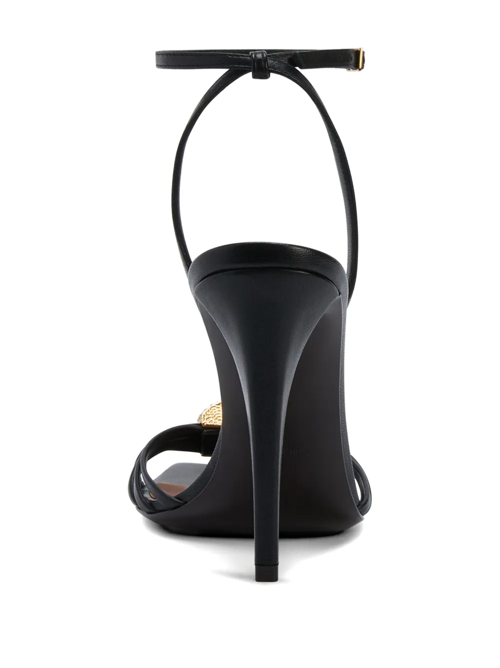 Giuseppe Zanotti Sunset Glow leren sandalen met bandjes en stras Zwart