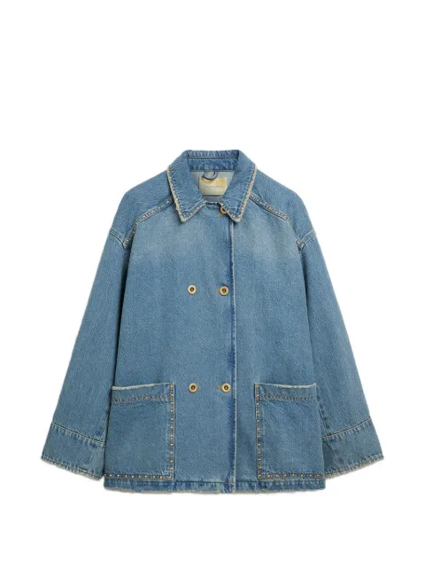 Momoni stud-embellished double-breasted jacket