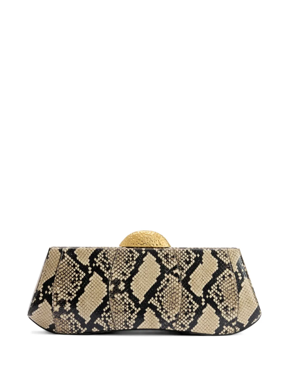 Giuseppe Zanotti Eve clutch met ketting Beige