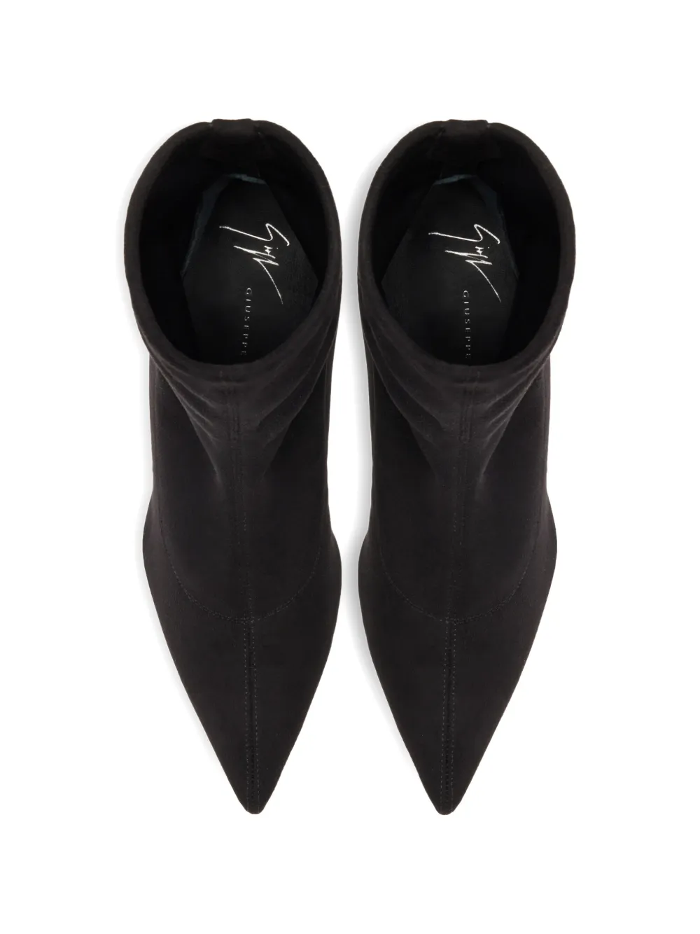 Giuseppe Zanotti Mirea enkellaarzen Zwart