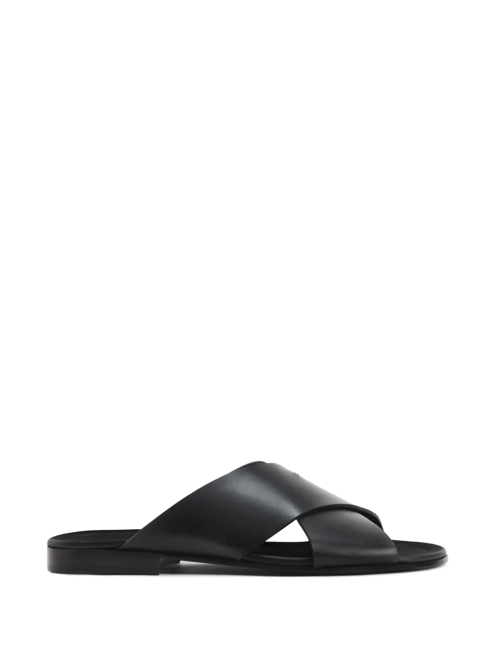 Giuseppe Zanotti Sandali Keanu con suola piatta - Nero