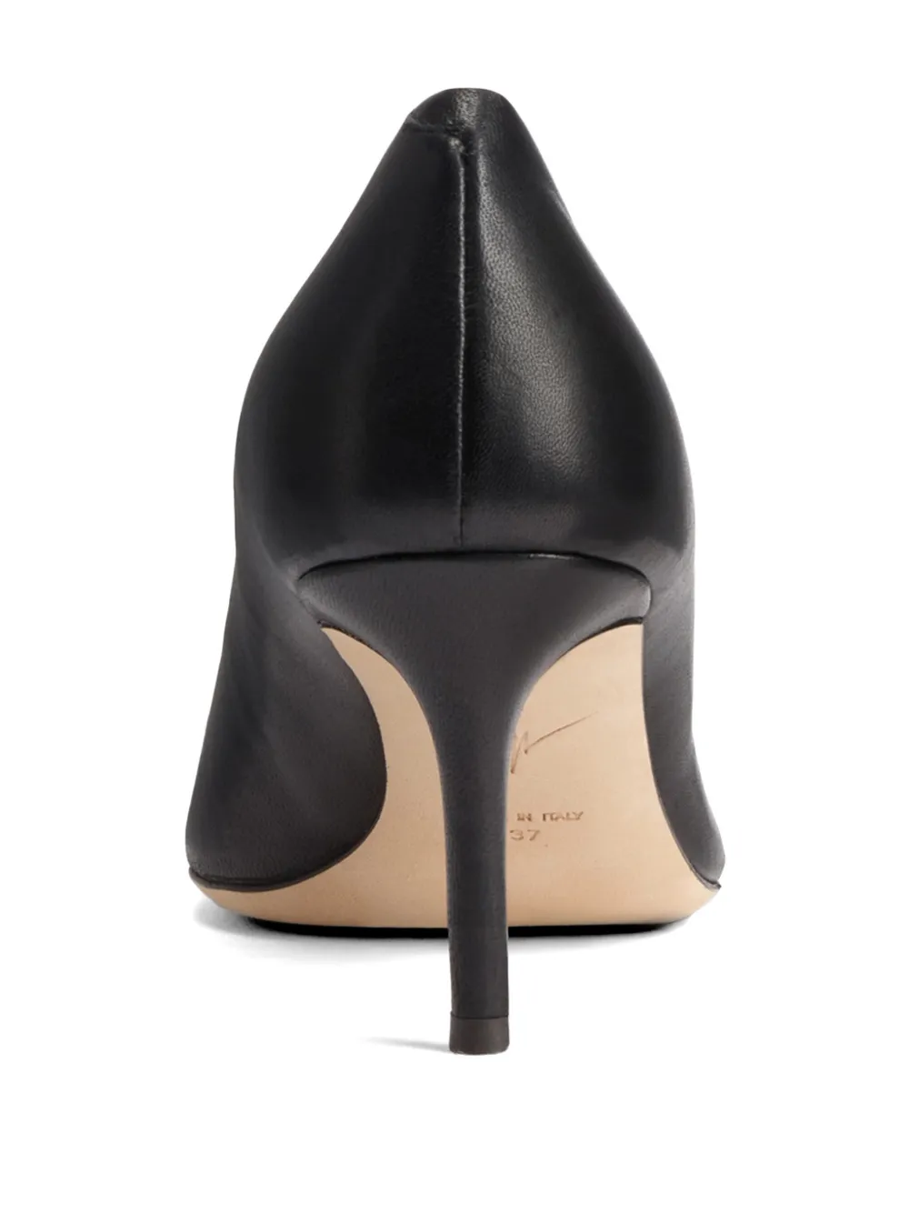 Giuseppe Zanotti Lucrezia leather pumps Zwart