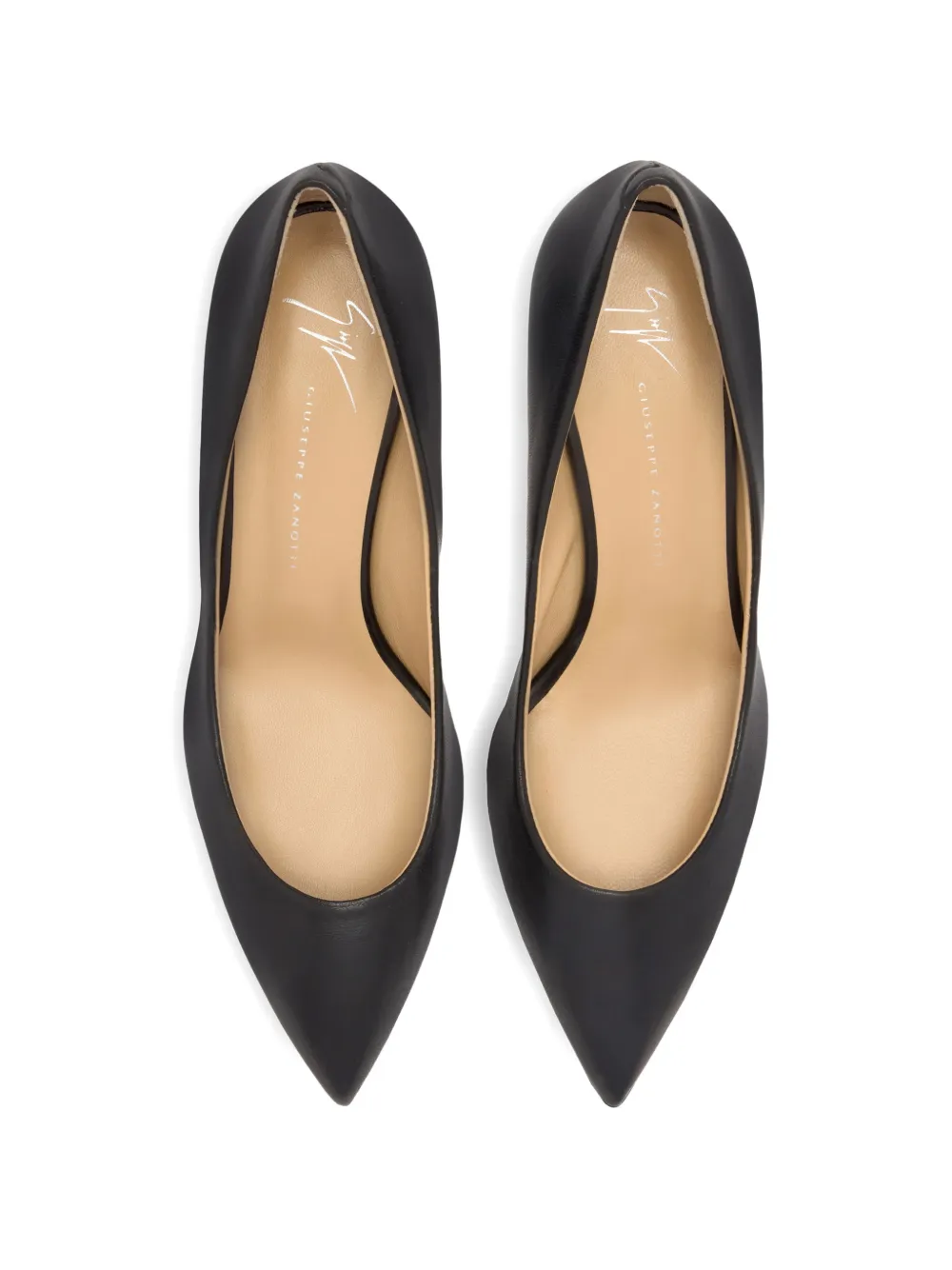 Giuseppe Zanotti Lucrezia leather pumps Zwart