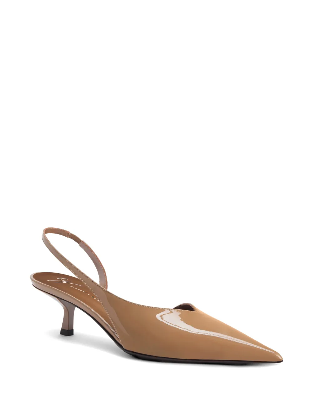 Giuseppe Zanotti Lakleren slingbacks pumps Bruin