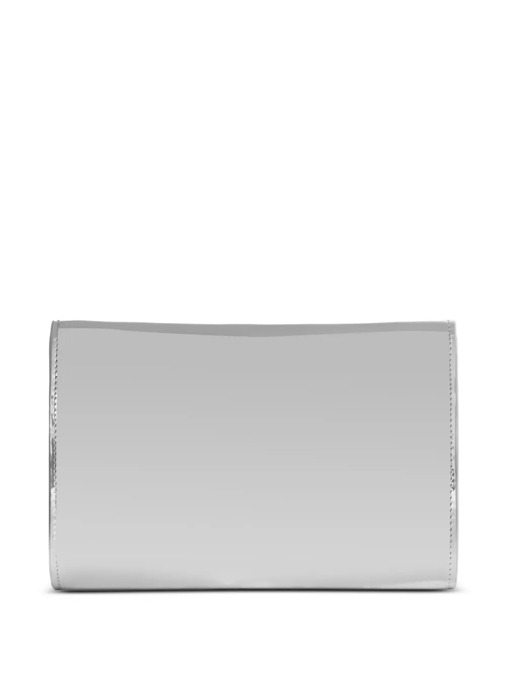  Giuseppe Zanotti Signature Chain Clutch Bag - Silver 